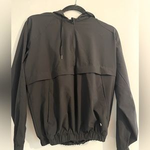 Black windbreaker jacket - never worn